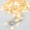 Guirlande 24 Leds Lumiere Chaude Cable Transparent 2,30m Voir les images du produit 1