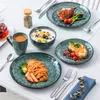Service de table en grès, service combiné 16 pièces Voir les images du produit 6