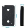 A black foam filter with dimensions indicated by blue lines and text. Anteprima dell’immagine prodotto