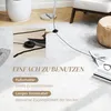 HOMCOM LED-Stehlampe Wohnzimmer Stehleuchte mit Fußschalter Produktbild-Vorschau 7