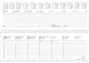 Bureaukalender 1 week/2 dagen, blauw, 2027 Productafbeelding-voorbeeld 3