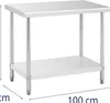 Royal Catering Edelstahl-Arbeitstisch - ECO - 100 x 60 cm - Náhled obrázku produktu 6