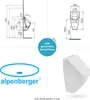 Vitra 5218B003D6030 Urinal Pure Style mit Deckel Produktbild-Vorschau 6