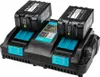 Caricabatterie sostitutivo Makita DC18RD 18V 2 porte per Anteprima dell’immagine prodotto 3