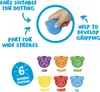 Carioca Teddy BABY, 6 Stück(e), Blau, Grün, Orange, Rot, Produktbild-Vorschau 2