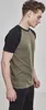 Urban Classics - RAGLAN Contrast T-Shirt oliv / schwarz 4XL Podgląd zdjęcia produktu 16