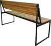 home24 Gartenbank aus Akazienholz - Schwarz / Braun - Produktbild-Vorschau 4