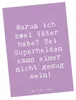 Mr. & Mrs. Panda Postkarte Spruch Superhelden Stiefvater - Produktbild-Vorschau 1