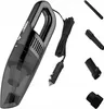 A black and gray handheld vacuum cleaner with its accessories laid out on a white background. Náhled obrázku produktu