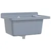 Lavabo a Parete Grigio 60x40x28 cm in Resina Anteprima dell’immagine prodotto 1