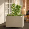 CASARIA® Blumenkasten 4 Innentöpfe Polyrattan Herausnehmbar Produktbild-Vorschau 6
