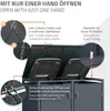 ML-Design 4-košový box na 4 koše, 240 l, 264x80x116,3 cm, Náhľad obrázku produktu 4