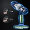A cutaway diagram of a cordless vacuum cleaner, showing its internal components and battery life. Podgląd zdjęcia produktu