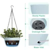 3 pots de fleurs extérieurs, 20cm auto-irrigation pots Voir les images du produit 5