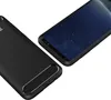 A black smartphone case and a smartphone are shown against a white background. Produktbild-Vorschau