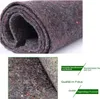 A rolled-up piece of felt material, likely for protection during painting or construction, with close-up views and text overlays. Náhled obrázku produktu