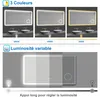 Miroir Salle de Bain LED 140x80cm avec Bluetooth, 3X Loupe, Voir les images du produit 3