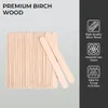 H&S Holzstäbchen zum Basteln - 80 Stück aus Birken Holz - Produktbild-Vorschau 4