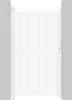Cancello in alluminio "Lola" - 101.2 x 180.9 cm - Bianco Anteprima dell’immagine prodotto 1