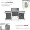 Table de cuisine de camping avec structure en aluminium 172 Voir les images du produit 3