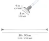Teleskopická upínacia tyč WENKO "Hercules" 80-145 cm Náhľad obrázku produktu 6