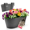 BigDean 2X Blumenkasten Balkongeländer 50cm Blumenkästen Produktbild-Vorschau 1