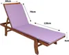 Kissen für Liegestuhl 190x60x4cm, Kissen für eine Produktbild-Vorschau 2