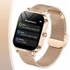Damen Smartwatch Gold Mit Bluetooth Anrufen – 2 Armbänder, Produktbild-Vorschau 4