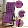 A purple cushion on a reclining chair, with close-up insets highlighting features. Náhled obrázku produktu