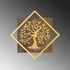 Wallity, Tree- SKL2251, Nussbaum,Gold, Sonstige Produktbild-Vorschau 4
