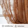 2 Stück Französische Spitzenvorhang Vintage Durchlässig Produktbild-Vorschau 6