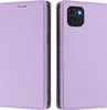 Litchi Leder Handyhülle für Samsung Galaxy A03 Wallet Produktbild-Vorschau 2