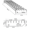 The Living Store Gitterroststufe 70x24x7 cm Verzinkter Produktbild-Vorschau 9