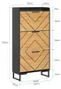 SoBuy FSR164-SCH Schuhkipper mit 3 Klappen Schuhschrank Produktbild-Vorschau 7