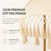 5-Fuß-Boho-Strandschirm mit Fransen – Sonnenschirm mit Produktbild-Vorschau 5