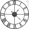 Ruhhy Hodiny nástenné retro 3D 47.5 cm čierne Náhľad obrázku produktu 1