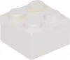 A single white Lego brick on a white background. Náhľad obrázku produktu