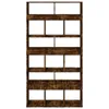 vidaXL Divisorio per ambienti in rovere fumé 100x33x187,5 Anteprima dell’immagine prodotto 4