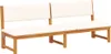 vidaXL Lehátko s polštářem hnědé 200 x 57 x 75 cm akátové Náhled obrázku produktu 4