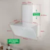 LEVIVO A+++ Kopffreie Dunstabzugshaube 60cm Umluft & Abluft Produktbild-Vorschau 5