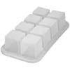 4x Silikon Eiswürfelform XXL Riesenwürfel 5 x 5 cm Produktbild-Vorschau 3