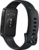 The back of a black Huawei fitness tracker is shown against a white background. Produktbild-Vorschau