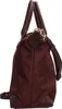 Side view of a burgundy handbag. Produktbild-Vorschau