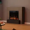 Garlivo Elektrokamin 'MILANO Weiss/ Eiche ' | LED Produktbild-Vorschau 2
