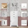 Merax Badezimmerschrank, Buffetschrank mit 3 Schubladen, Produktbild-Vorschau 6