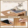 GOPLUS 133 cm Katzenbaum mit Metallrahmen, 3 Katzenhäusern, Produktbild-Vorschau 4