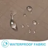 (132cm*274cm,Khaki) 2 Stück Outdoor-Vorhänge Winddicht Produktbild-Vorschau 4
