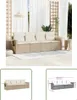 The Living Store 4-tlg. Garten-Sofagarnitur mit Kissen Produktbild-Vorschau 1