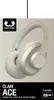 The image shows the packaging of Fresh 'n Rebel Clam Ace wireless over-ear headphones. Anteprima dell’immagine prodotto