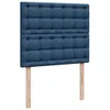 Design Boxspringbett mit Matratze Blau 120x200 cm Stoff, Produktbild-Vorschau 9